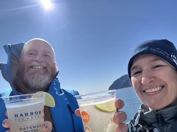 Cheers on the boat